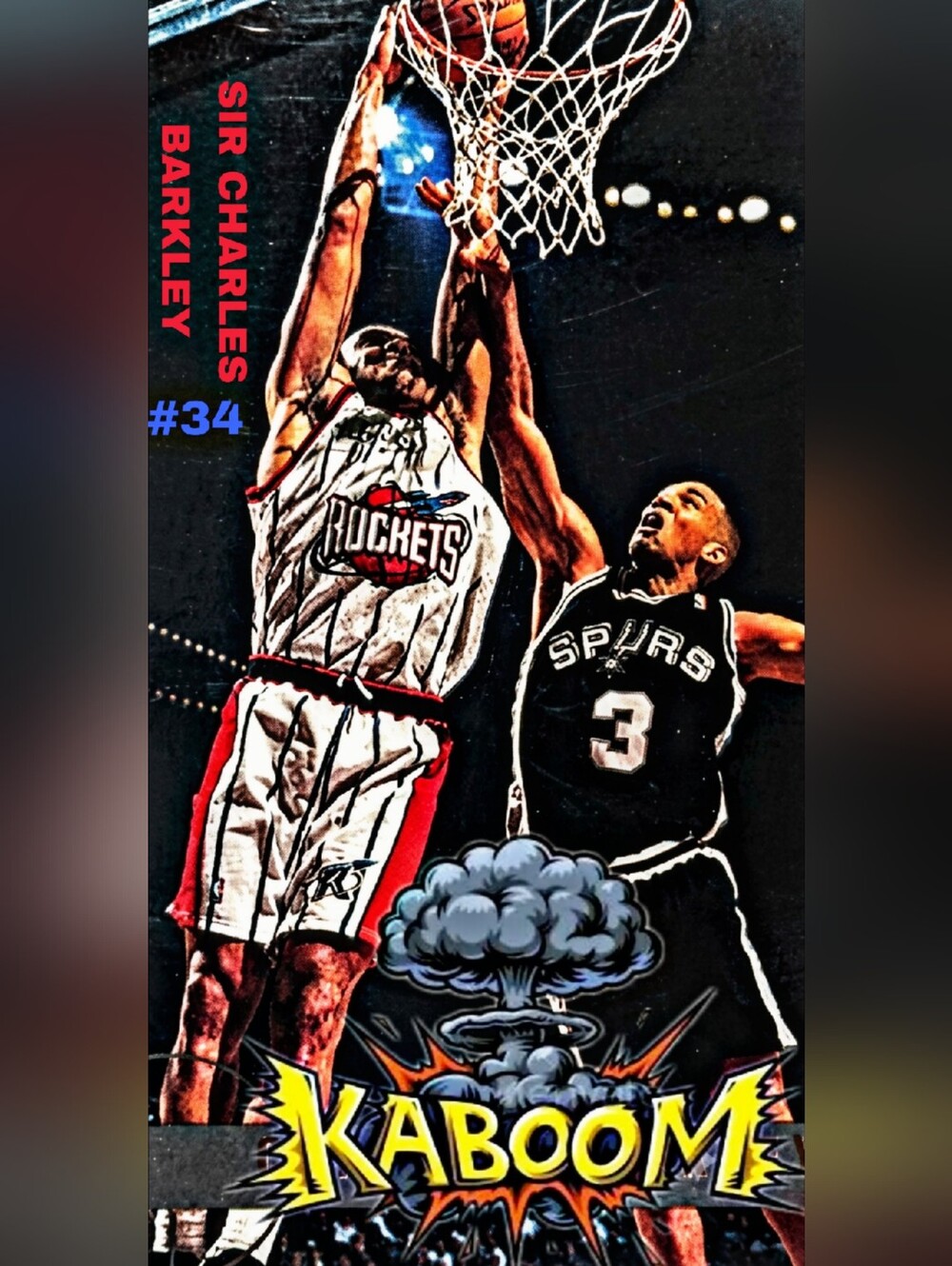 BRAND NEW! CHARLES BARKLEY ROCKETS 8.5x11 PREMIUM GLOSSY WALL/LOCKER FULL POSTER